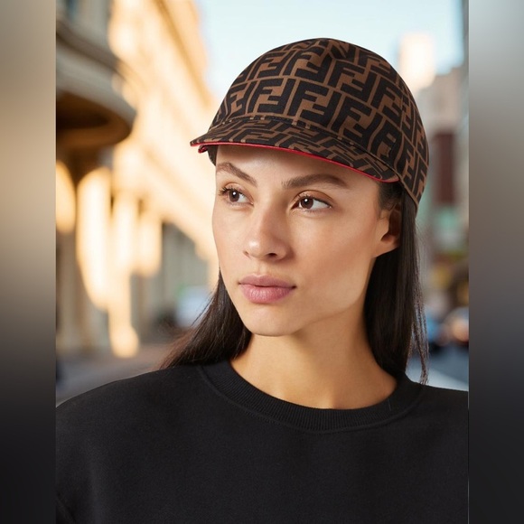 FENDI
Brown Zucca FF Baseball Hat - Picture 2 of 11